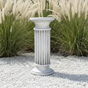 Figura ogrodowa Kolumna ryflowana mała H: 65cm betonowa - zdjęcie 1