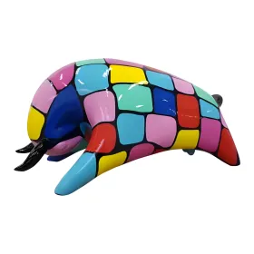 Figura dekoracyjna Świnia wym. 25×50cm z żywicy - zdjęcie 2
