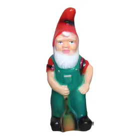 Figura dekoracyjna Krasnal z łopatą H: 31cm z żywicy - zdjęcie 2