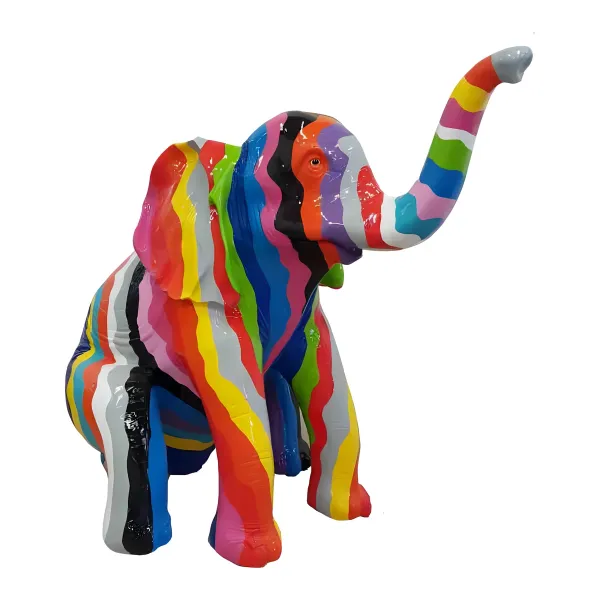 Figura dekoracyjna Słoń H: 140cm z żywicy