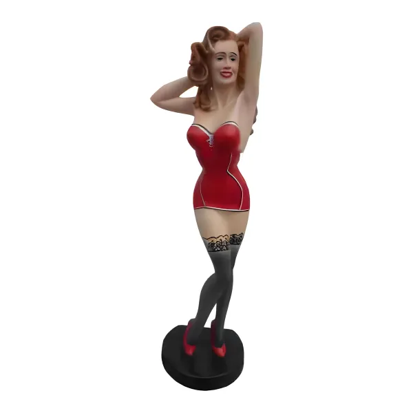 Figura dekoracyjna Figura pin-up H: 86cm z żywicy