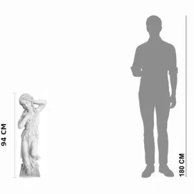 Figura ogrodowa Dziewczyna stojąca H: 94cm betonowa - zdjęcie 2