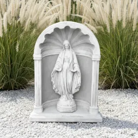 Figura ogrodowa Matka Boska w Kapliczce duża H: 95cm betonowa - zdjęcie 1