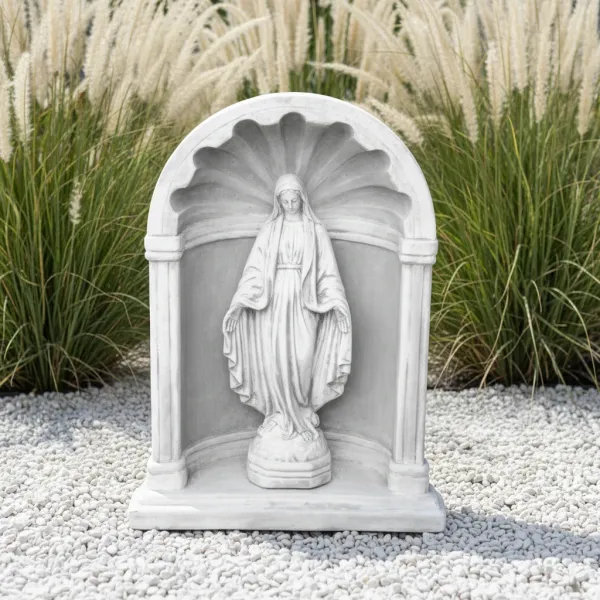 Figura ogrodowa Matka Boska w Kapliczce duża H: 95cm betonowa