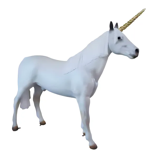 Figura dekoracyjna Jednorożec wym. 200×240cm z żywicy