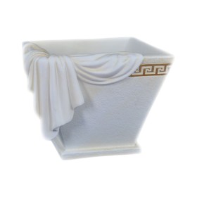 Elegancka donica w stylu greckim, klasyczna dekoracja H: 27,5 cm waza misa - zdjęcie 2