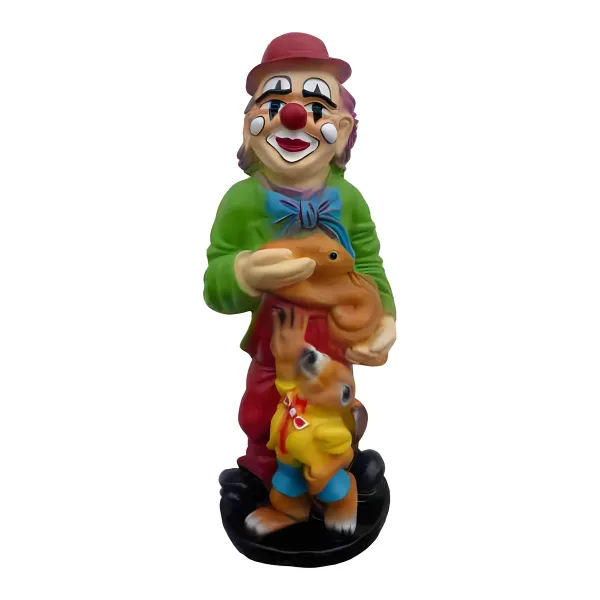 Figura dekoracyjna Klaun H: 75cm z żywicy