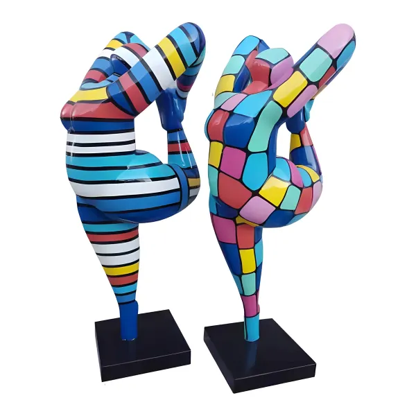 Figura dekoracyjna Figura tańcząca H: 141cm z żywicy
