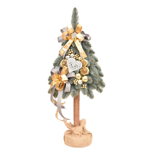 Choinka tatra dekorowana srebrzysta 80 cm GOLDEN FROST
