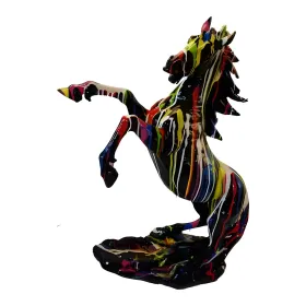 Figura dekoracyjna Koń stający dęba H: 92cm z żywicy - zdjęcie 2