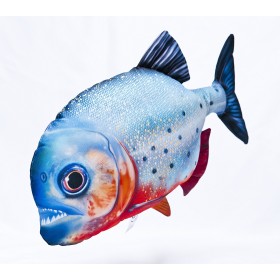 Poduszka dekoracyjna ryba Pirania 47 cm maskotka - zdjęcie 3
