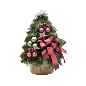 Choinka stożkowa dekorowana 30 cm RUBY - zdjęcie 1