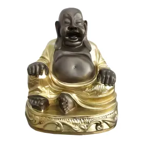 Figura dekoracyjna Śmiejący się Budda H: 40cm z żywicy - zdjęcie 2
