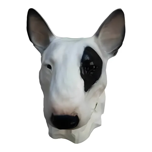 Figura dekoracyjna Pies głowa bull terrier H: 30cm z żywicy