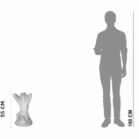 Figura ogrodowa Syrena H: 55cm betonowa - zdjęcie 2