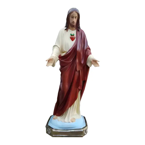 Figura dekoracyjna Serce Jezusa H: 162cm z żywicy