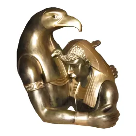 Figura dekoracyjna Horus H: 35cm z żywicy - zdjęcie 2