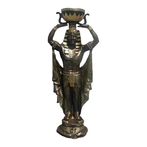 Figura dekoracyjna Kwietnik egipski H: 130cm z żywicy