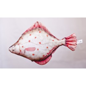 Poduszka dekoracyjna ryba Flądra 40 cm maskotka - zdjęcie 2