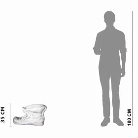 Figura ogrodowa Donica But duży H: 35cm betonowa - zdjęcie 2