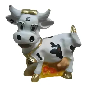 Figura dekoracyjna Krowa H: 40cm z żywicy - zdjęcie 2