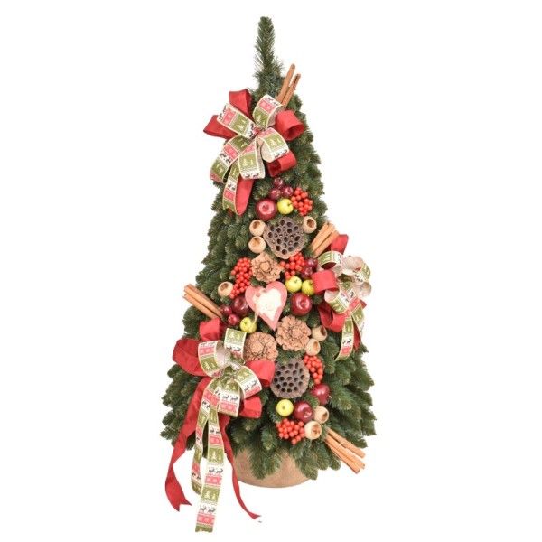 Stożek dekorowany 90 cm KARIBU