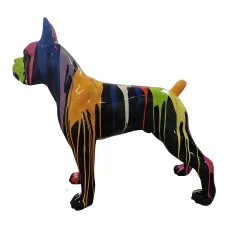 Figura dekoracyjna Pies wym. 87×92cm z żywicy