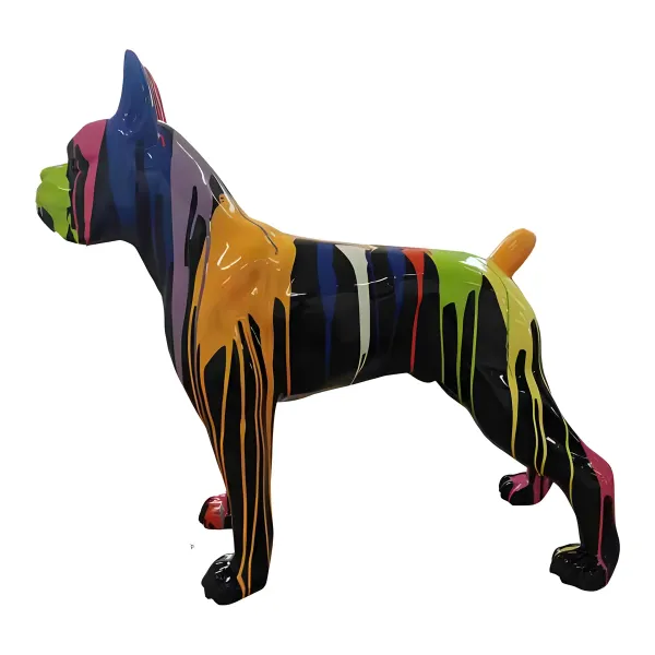 Figura dekoracyjna Pies wym. 87×92cm z żywicy
