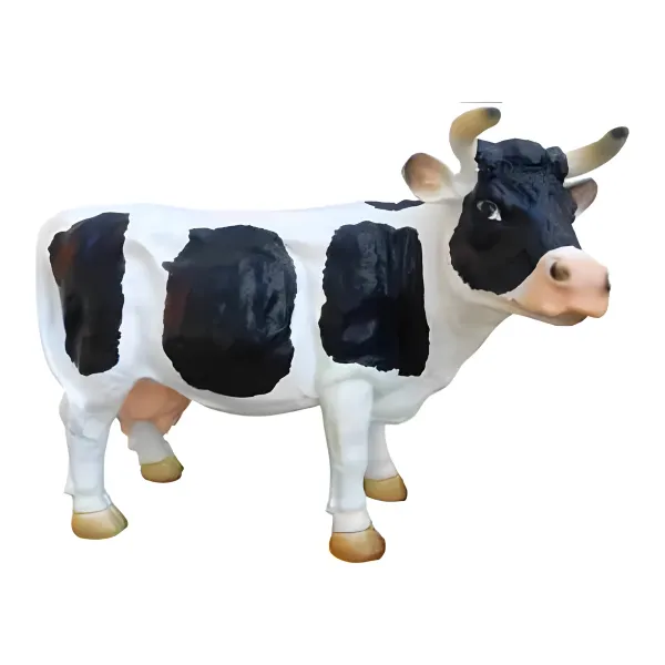 Figura dekoracyjna Krowa H: 28cm z żywicy