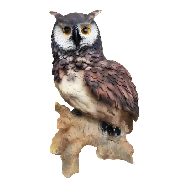 Figura dekoracyjna Sowa H: 23cm z żywicy