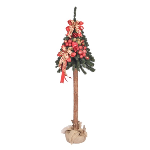 Choinka tatra dekorowana 160 cm RED
