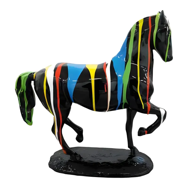Figura dekoracyjna Koń H: 40cm z żywicy