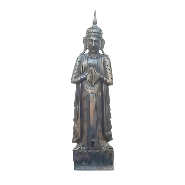 Figura dekoracyjna Budda stojący H: 108cm z żywicy