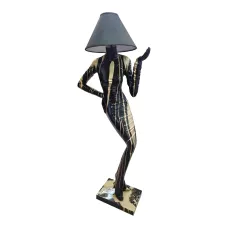 Figura dekoracyjna Lampa figura kobiety H: 180cm z żywicy