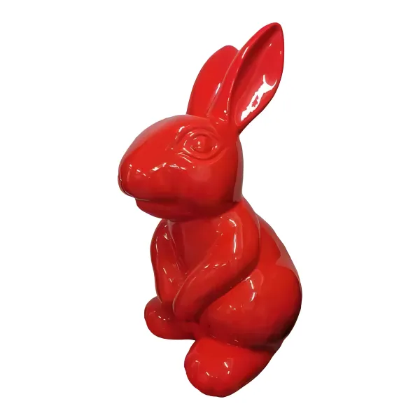 Figura dekoracyjna Królik H: 120cm z żywicy