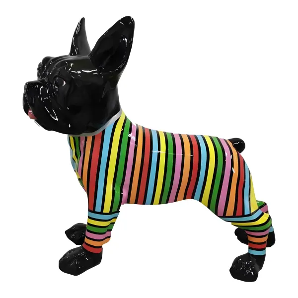 Figura dekoracyjna Pies bulldożek wym. 178×190cm z żywicy