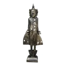 Figura dekoracyjna Budda stojący H: 104cm z żywicy