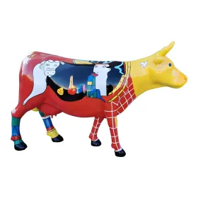 Figura dekoracyjna Krowa wym. 150×220×55cm z żywicy - zdjęcie 2