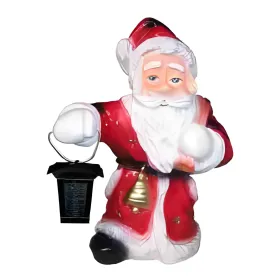 Figura dekoracyjna Św. Mikołaj z latarnią H: 40cm z żywicy - zdjęcie 2