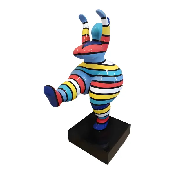 Figura dekoracyjna Figura tańcząca H: 48cm z żywicy