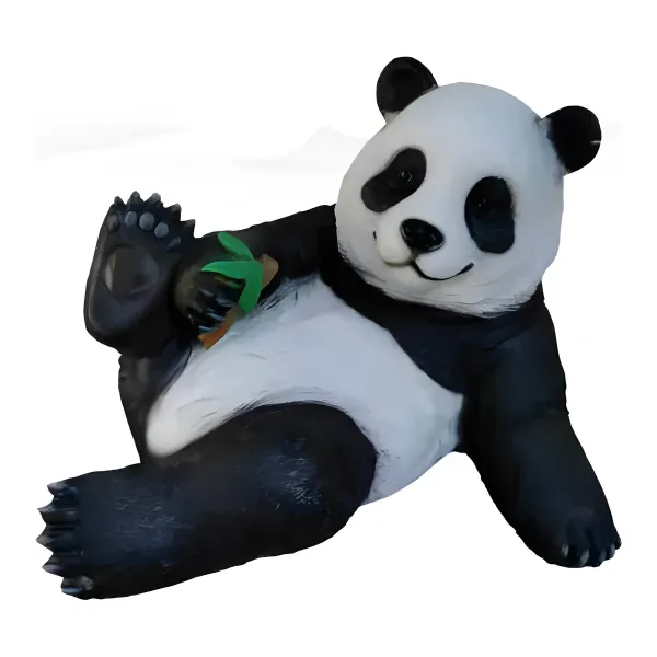 Figura dekoracyjna Panda wym. 40×70cm z żywicy