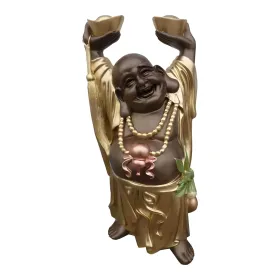 Figura dekoracyjna Śmiejący się Budda H: 88cm z żywicy - zdjęcie 2