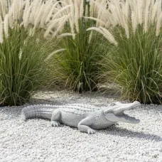 Figura ogrodowa Krokodyl H: 12cm betonowa