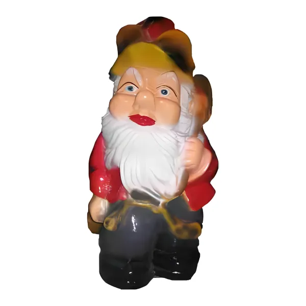 Figura dekoracyjna Krasnal z plecakiem H: 40cm z żywicy