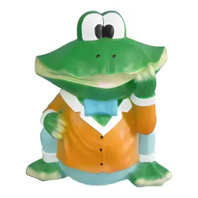 Figura dekoracyjna Żaba kucharz H: 28cm z żywicy - zdjęcie 2