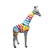 Żyrafa 115- zebra kolorowa