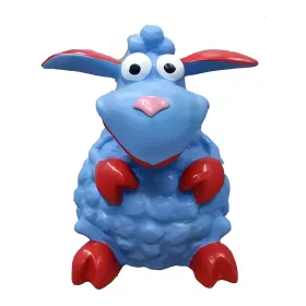 Figura dekoracyjna Owca kolorowa H: 30cm z żywicy - zdjęcie 2