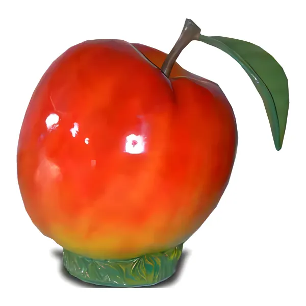 Figura dekoracyjna Jabłko H: 100cm z żywicy