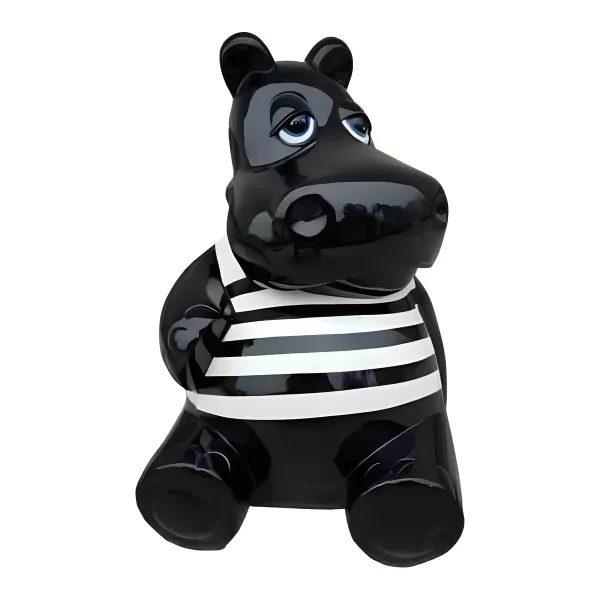 Figura dekoracyjna Hipopotam H: 48cm z żywicy