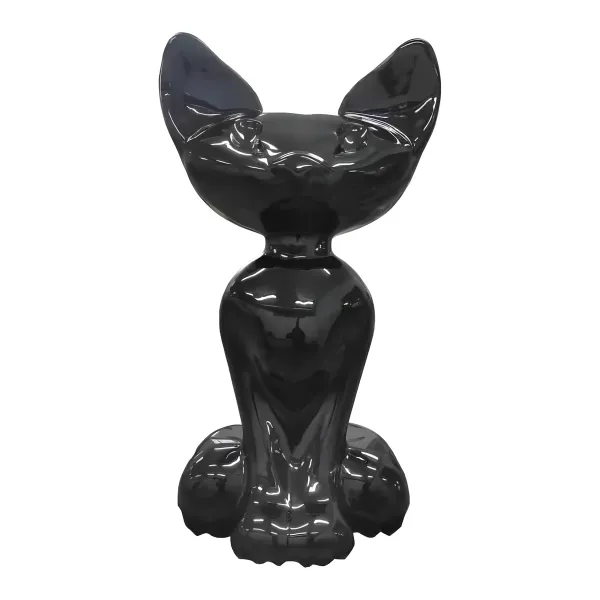 Figura dekoracyjna Kot H: 130cm z żywicy